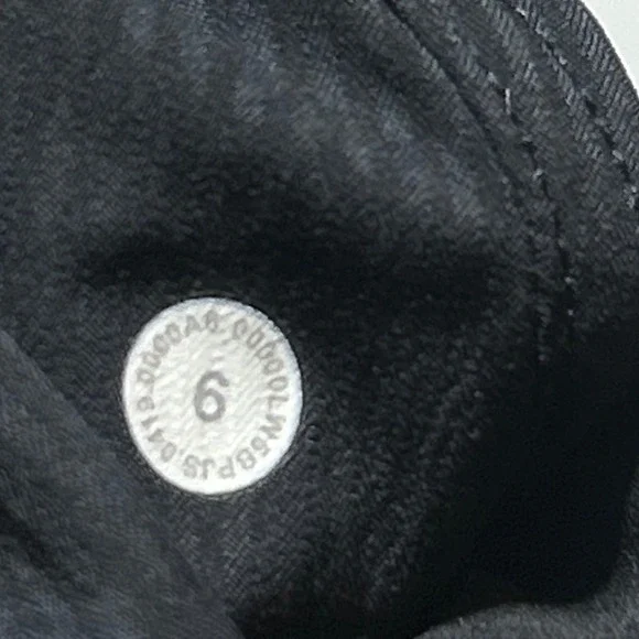 Lululemon Dance Studio Jogger Black Textured Pinstripe Pants Size 6 LW5BPJS - Picture 5 of 5